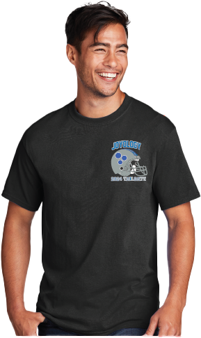 Joyology 2024 tailgate black t shirt front